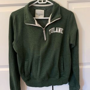 Tulane university quarter zip